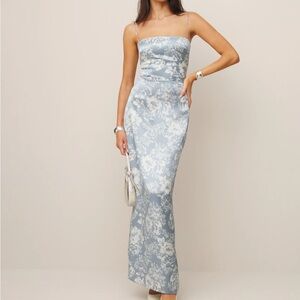 Reformation Frankie Silk Dress